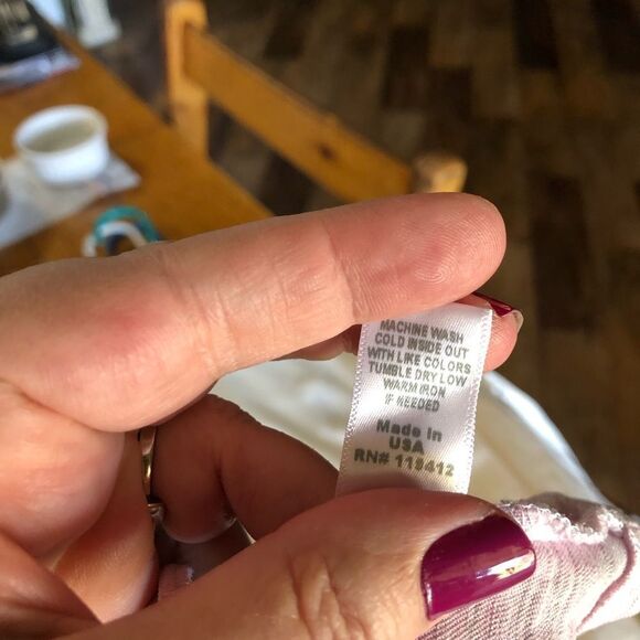 NWT MONROW Burn Out Oversized Crew Neck Tee Lavender - M - Picture 12 of 12